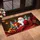 Smiling Santa Claus Christmas Gifts Red Ribbon - Holiday Home Decor Gift Doormat - 4