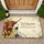 Highland Cow Wildflower Thistle Welcome - Farmhouse Home Decor Gift for Cow Lover Doormat - 1