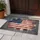 Grunge Distressed American Flag Stars and Stripes - Independence Day Gift for Veterans Doormat - 5
