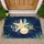 Welcome Script Starfish Scallop Shell Coastal Living Home Decor Gift Doormat - 1