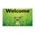 Friendly Green Frog Welcome Sign - Housewarming Gift for Entryway Doormat - 3
