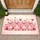 Rosy Pink Pigs Hearts - Loving Home Decor Gift for Pig Lover Doormat - 1