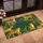 Leopards Tropical Jungle Ferns Monstera Leaves Bird of Paradise - Wildlife Home Decor Gift Doormat - 4