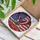 Bald Eagle American Flag Cross - Independence Day Home Decor for Veterans Stained Glass Suncatcher - 2