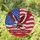 Bald Eagle American Flag Cross - Independence Day Home Decor for Veterans Stained Glass Suncatcher - 4
