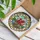 Red Welsh Dragon Rocky Landscape Medallions - Home Decor Gift for Dragon Lover Stained Glass Suncatcher - 3