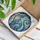 Siamese Cat Curled Tail Organic Shapes Mosaic Background - Home Decor Gift for Cat Lover Stained Glass Suncatcher - 3