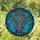 Celtic Cross Floral Foliate Purple Ribbon - Home Decor Gift Stained Glass Suncatcher - 1