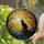 Black Cat Full Moon Rocky Outcrop Gnarled Tree Branches - Home Decor Gift for Cat Lover Stained Glass Suncatcher - 2
