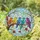 Six Birds on Winding Branch Stained Glass Home Decor Gift for Wildlife Lover Stained Glass Suncatcher - 1