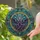 Cthulhu Tentacle Monster Swirling Circular Border - Home Decor Gift for Fantasy Lover Stained Glass Suncatcher - 2