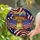 Cracked Liberty Bell American Flags Golden Stars - Independence Day Celebrations Decor Stained Glass Suncatcher - 2