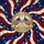 Crossed American Flags 1776 2026 - Independence Day 250th Anniversary Decor Stained Glass Suncatcher - 5