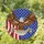Patriotic Bald Eagle American Flag - Independence Day Gift for Veterans Stained Glass Suncatcher - 1