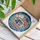 Fourth of July Phrase American Flags Mosaic - Independence Day Decor Gift for Veterans Stained Glass Suncatcher - 3