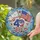 Fourth of July Phrase American Flags Mosaic - Independence Day Decor Gift for Veterans Stained Glass Suncatcher - 2