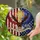 Bald Eagle American Flag Cross 1776 2026 - 250 Years of Blessings Gift Stained Glass Suncatcher - 2