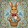 Bunny Easter Egg Plaid Shirt Butterflies Spring Blossom - Easter Gift Stained Glass Suncatcher - 5