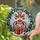 Chinese Lion Dance Head Christmas Gift Box - Winter Holiday Home Decor Stained Glass Suncatcher - 2