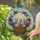 Easter Basket Eggs Spring Flowers - Easter Holiday Gift Stained Glass Suncatcher - 2