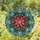 Poinsettia Holly Floral Stained Glass Mosaic - Holiday Home Decor Gift Stained Glass Suncatcher - 1