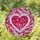 Luminous Heart Organic Glass Field with Continuous Glass Shards - Home Decor Gift for Window Stained Glass Suncatcher - 1