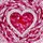 Luminous Heart Organic Glass Field with Continuous Glass Shards - Home Decor Gift for Window Stained Glass Suncatcher - 5