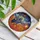 Lord Rama Crowned Bow Wolf Companion Fiery Sky - Home Decor Gift Stained Glass Suncatcher - 3