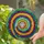 Multifaceted Crystal Rainbow Spiral Concentric Arcs Stained Glass Mosaic - Home Decor Gift Stained Glass Suncatcher - 2