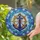 Ships Anchor Wheel Ocean Currents Swirling Water - Home Decor Gift for Maritime Lover Stained Glass Suncatcher - 2