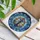 Ships Anchor Wheel Ocean Currents Swirling Water - Home Decor Gift for Maritime Lover Stained Glass Suncatcher - 3