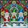 Three Festive Gnomes Christmas Ornaments Snowy Pines - Holiday Home Decor Gift Stained Glass Suncatcher - 5
