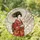 Japanese Woman Kimono Umbrella Sakura Blossoms - Home Decor Gift Stained Glass Suncatcher - 1