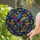 Jester Hat Golden Bells Ribbons Tiffany Stained Glass - Home Decor Gift Stained Glass Suncatcher - 2