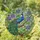 Peacock Branch Ocelli Fanned Tail Clematis Flowers - Home Decor Gift for Bird Lovers Stained Glass Suncatcher - 1