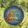 Owls Perched Tree Branch Leaf Tendril Sky Forest Mosaic - Home Decor Gift for Bird Lover Stained Glass Suncatcher - 1