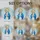 Virgin Mary Praying Golden Halo Radiating Blue Mosaic - Christian Home Decor Gift Stained Glass Suncatcher - 4