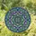 Celtic Knotwork Central Square Radial Organic Filigree - Home Decor Gift Stained Glass Suncatcher - 1