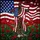 American Flag Cross Military Boots Poppy - Veterans Day Gift for Military Families Stained Glass Suncatcher - 5