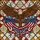 Bald Eagle American Flag Cross 250 - Independence Day Gift for Veterans Stained Glass Suncatcher - 5
