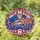 Betsy Ross US Flags Crossed Patriotic Stars - Independence Day Gift for Veterans Stained Glass Suncatcher - 1