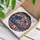 Betsy Ross US Flags Crossed Patriotic Stars - Independence Day Gift for Veterans Stained Glass Suncatcher - 3