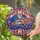 Betsy Ross US Flags Crossed Patriotic Stars - Independence Day Gift for Veterans Stained Glass Suncatcher - 2