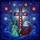Christian Cross Statue of Liberty Bald Eagle Fireworks - Independence Day Gift for Veterans Stained Glass Suncatcher - 5