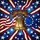 Liberty Bell American Flags Independence Day Gift for Veterans Stained Glass Suncatcher - 5