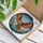 Majestic Owl Flight Mountain Ocean Sky - Home Decor Gift for Wildlife Lovers Stained Glass Suncatcher - 3