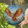 Majestic Owl Flight Mountain Ocean Sky - Home Decor Gift for Wildlife Lovers Stained Glass Suncatcher - 2