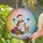 Snowman Deer Christmas Gifts Holly - Holiday Season Home Decor Stained Glass Suncatcher - 2