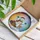 Snowman Deer Christmas Gifts Holly - Holiday Season Home Decor Stained Glass Suncatcher - 3