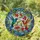 Hummingbirds Berry Branches Floral - Home Decor Gift for Wildlife Lover Stained Glass Suncatcher - 1